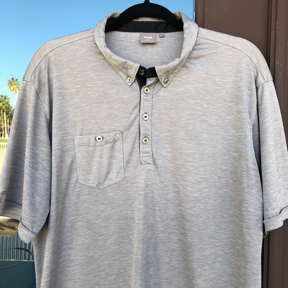PING SensorCool Grey Golf Polo XXL